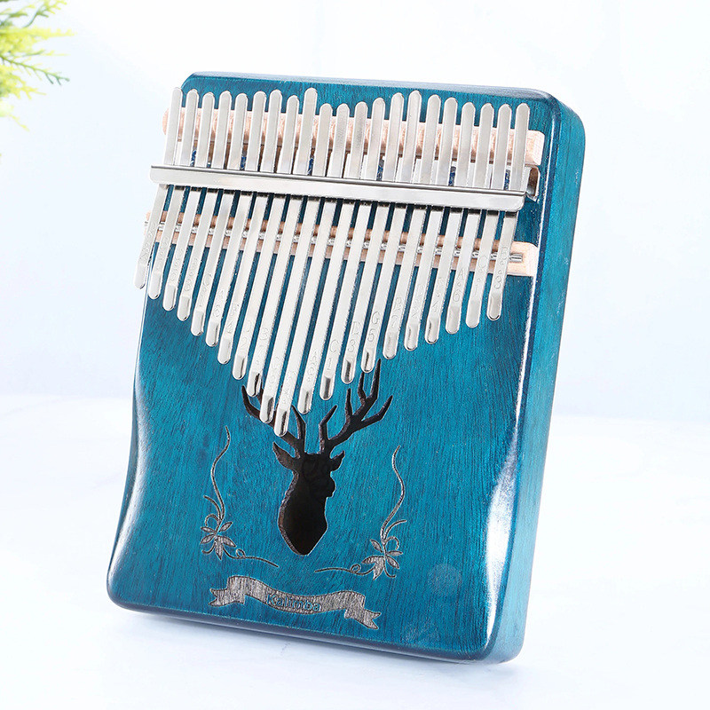 Kalimba 17 Lames en Bois Sculpté Collection “Mélodies de la Forêt” Modele 5