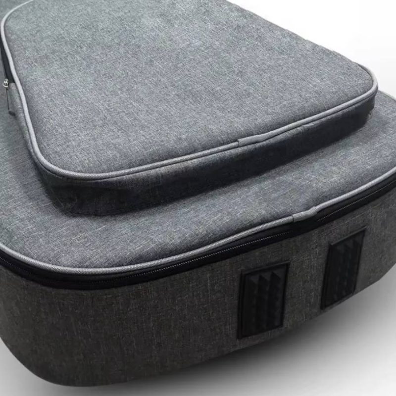 détails Housse Guitare Acoustique Tissu Chiné, Gig Bag Sac à Dos pour Guitare Classique Folk (36, 39, 41 Pouces)