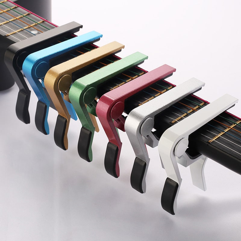 Capodastre pour guitare acoustique classique - en alliage d'aluminium