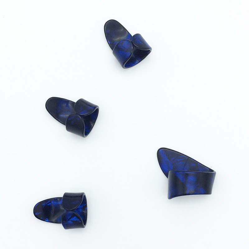 Ensemble de 4 médiators médiator pour + 3 médiators 3 doigts - couleur bleu