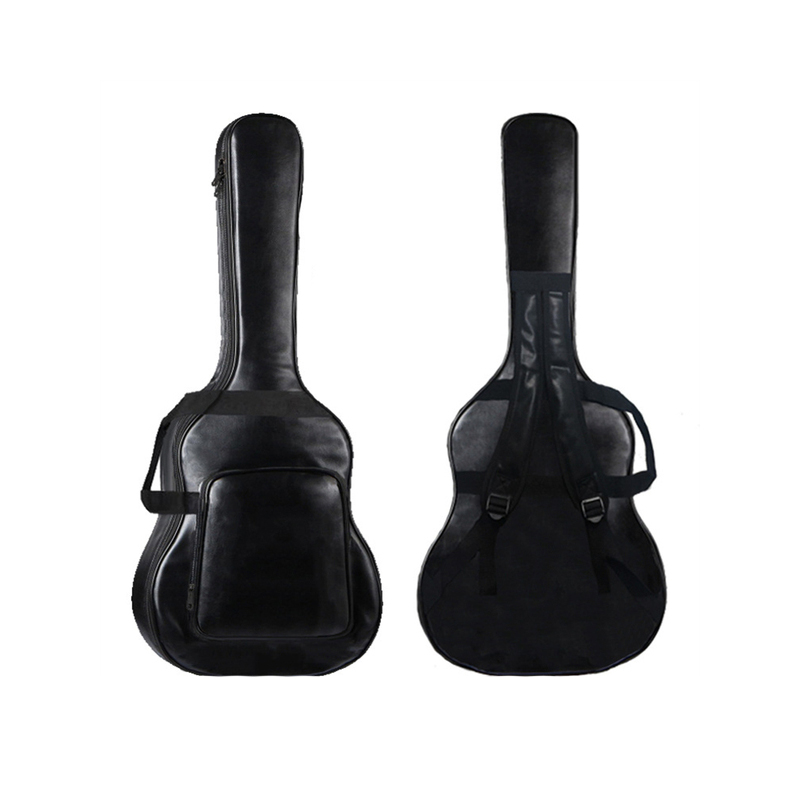 Housse de guitare en cuir de haute qualité étanche et protectrique - modèle noir
