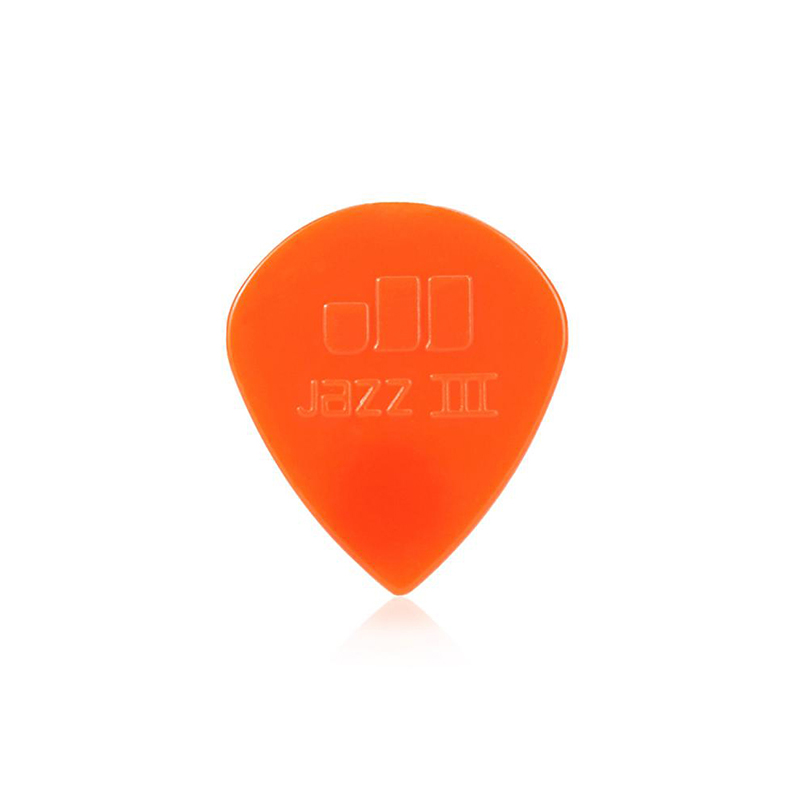 Médiators pour Basse électriques avec pointe pointue en nylon - couleur orange lot de 20 pièces