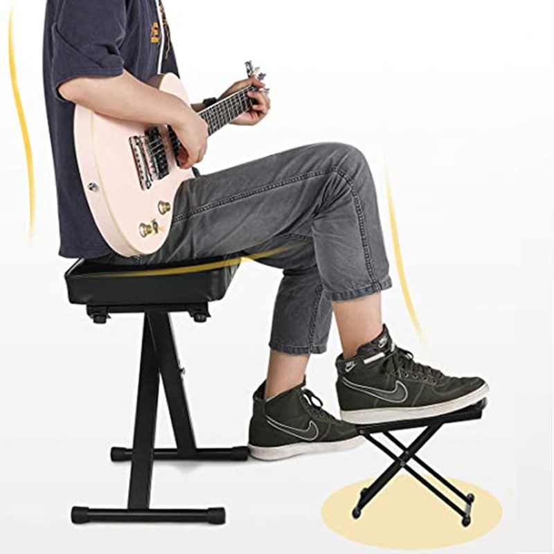 Repose Pied guitare avec pied en métal