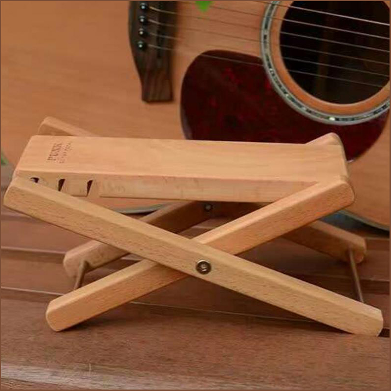 Repose Pied guitare en bois