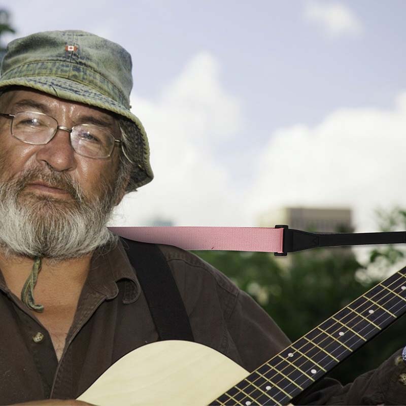 Sangle Ukulélé réglable à double crochet respirante - 7 couleurs au choix