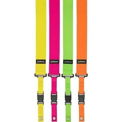 Sangle de guitare en Nylon - 4 couleurs fluo au choix
