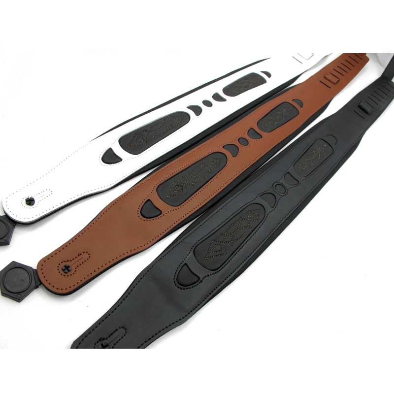 Sangle pour basse en cuir trois couleurs disponibles