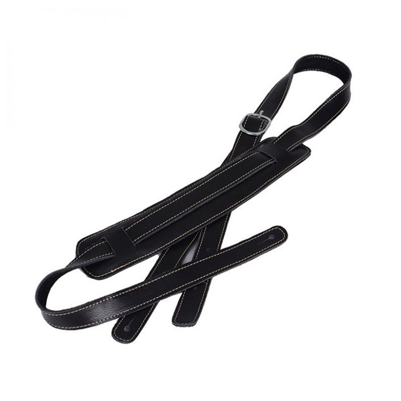 Sangle réglable pour guitare électrique acoustique couleur noir