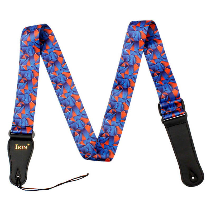 Sangles de guitare multicolores réglables en nylon modèle 3