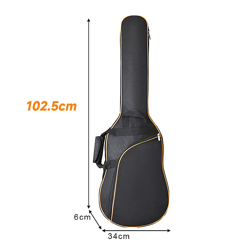 dimensions Housse de guitare en tissu Oxford - bord coloré - modèle couleur