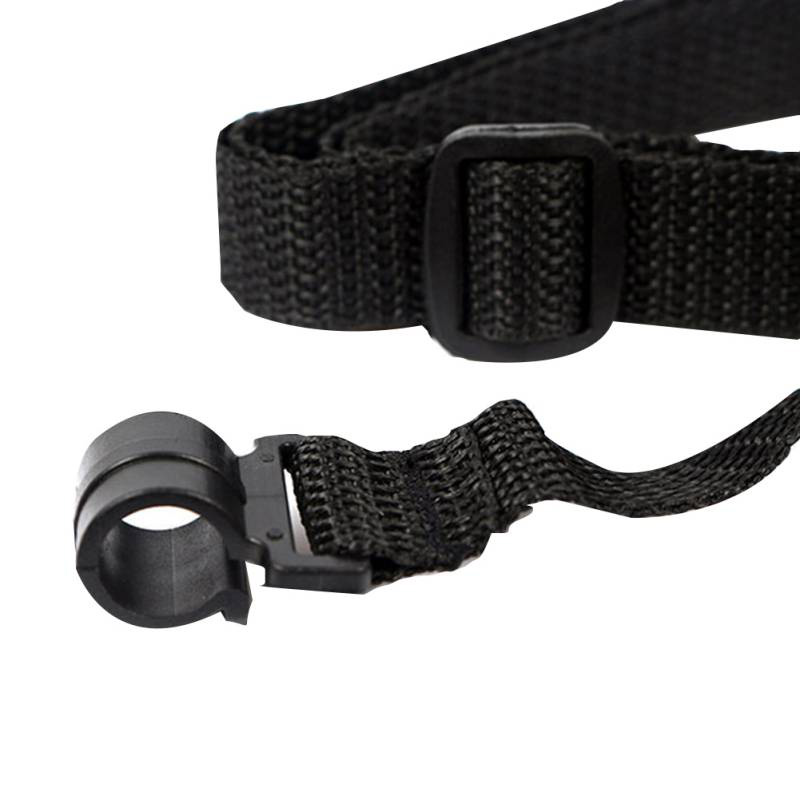 Sangle pour ukulélé réglable avec crochet noir zoom