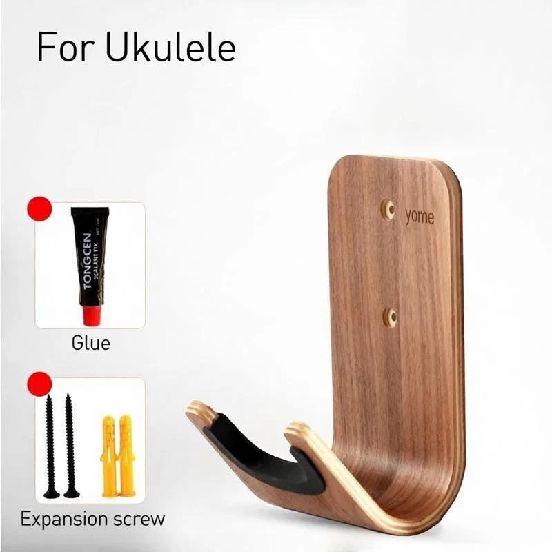 Détails livraison Support Mural pour Ukulélé - Crochet Design Bois Courbé